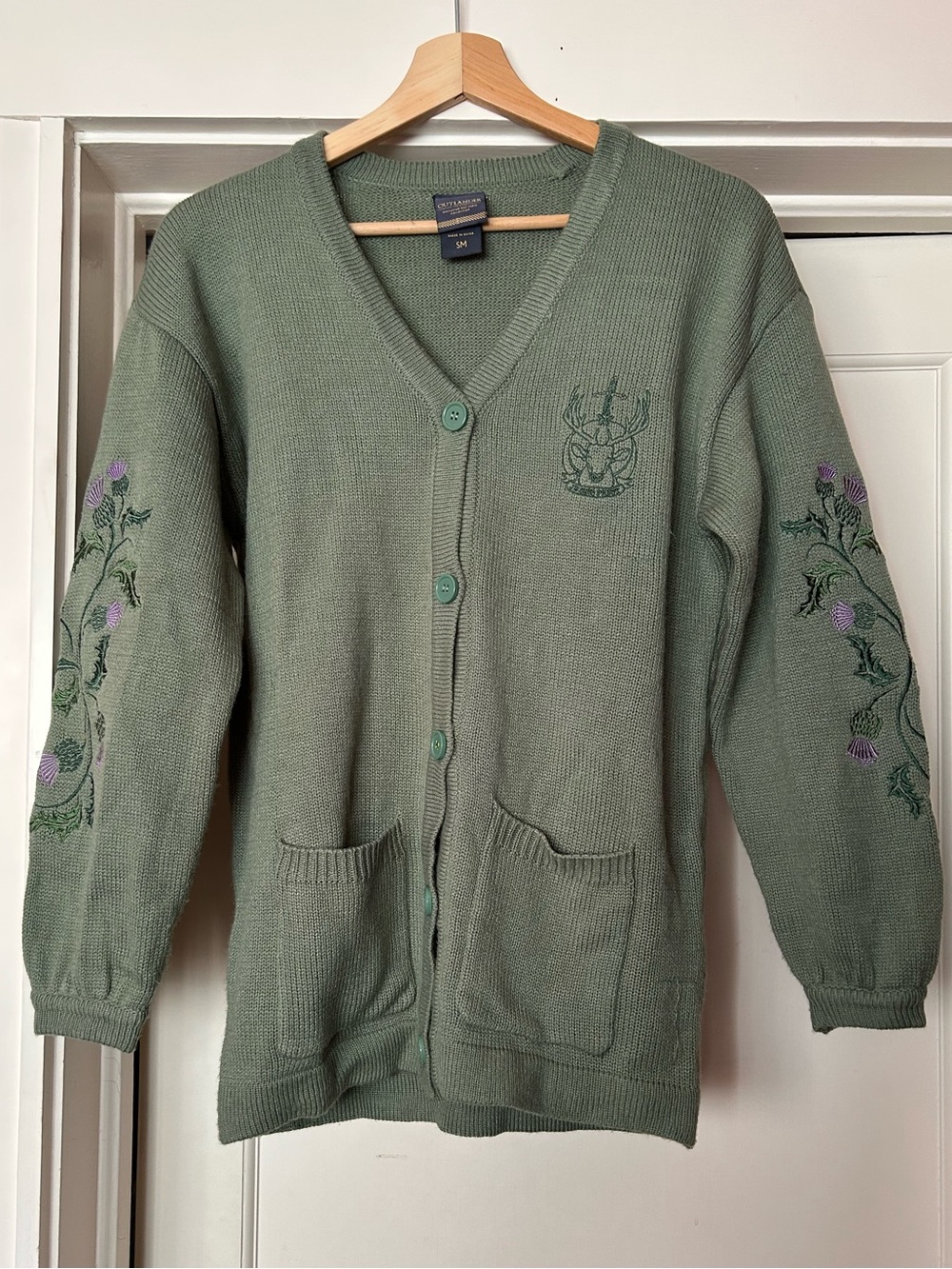 Outlander Green Heather Cardigan